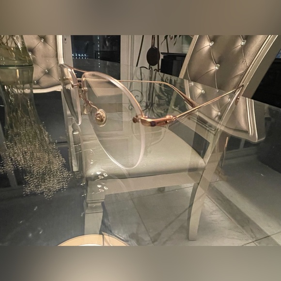 New Dior Aviator Style Gold Frame Eyeglasses Ret. $460 - Picture 13 of 16